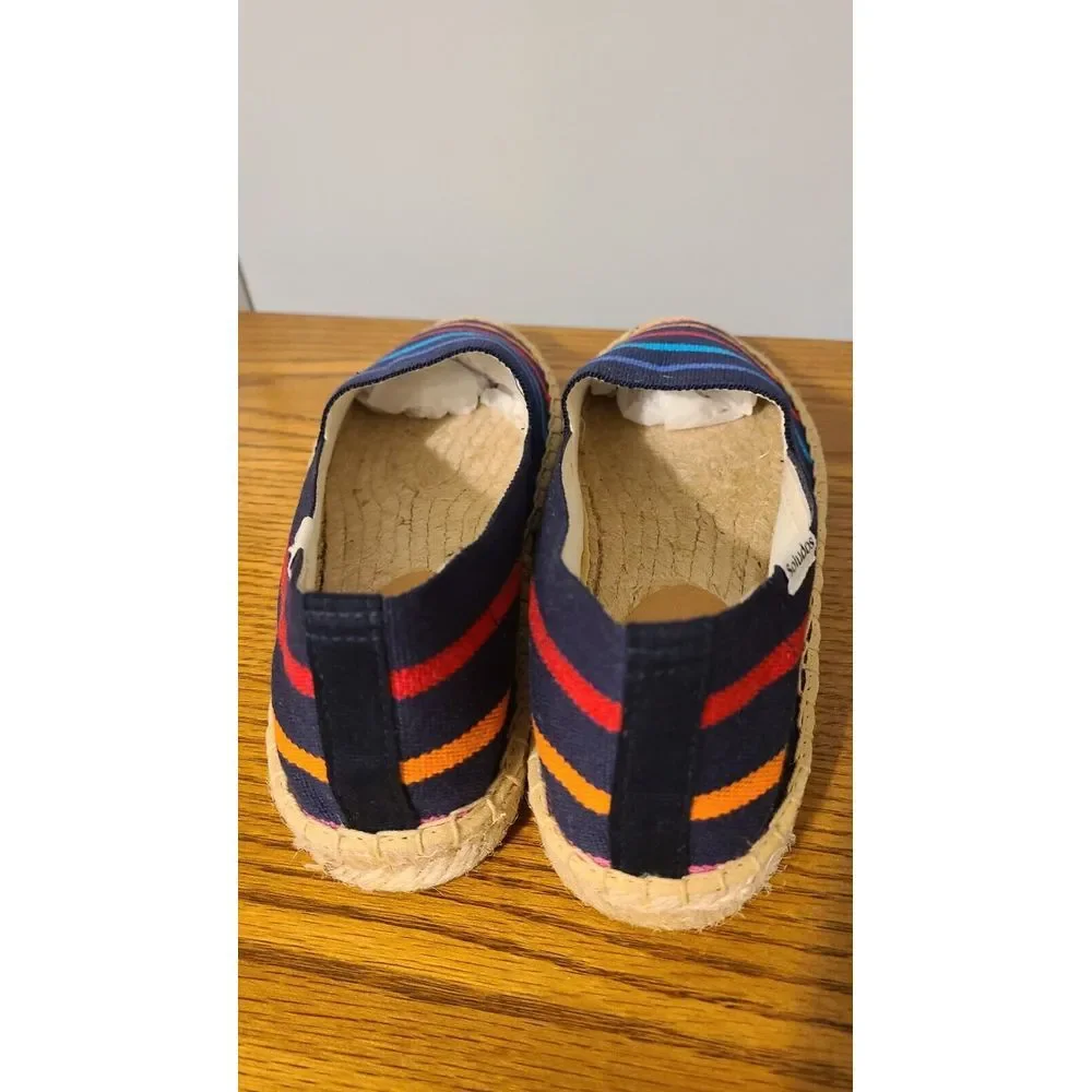 Soludos‎ Dali Espadrille Rainbow Stripe Size 6.5 New In Box